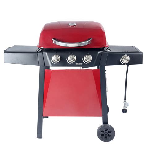 revoace 3-burner gas grill with side burner